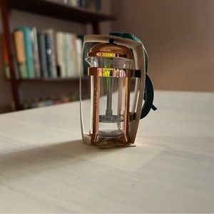 Starbucks Copper Coffee Press Ornament - 2018